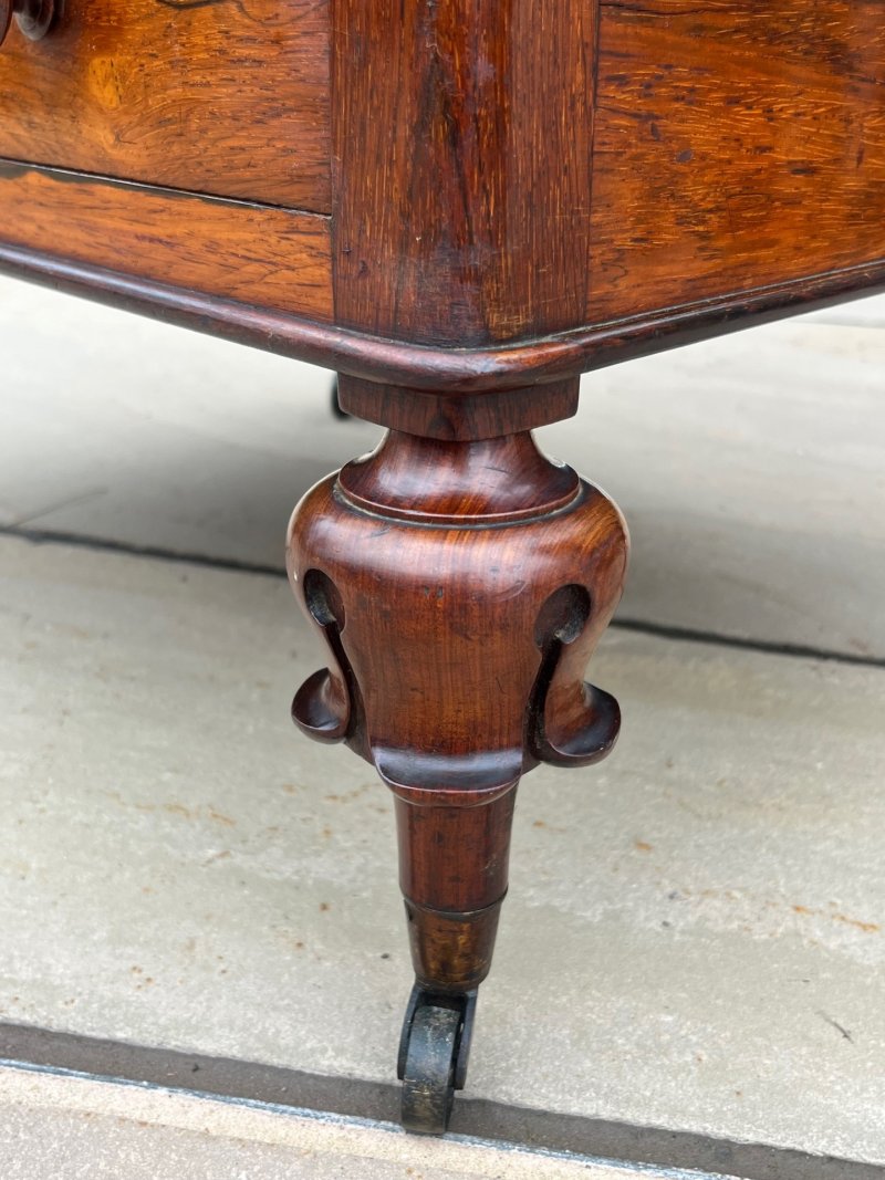 A fine quality William IV Period rosewood Canterbury designed by J.C louden
